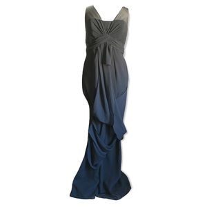 Vera Wang White Label Black Formal Dress